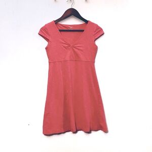 Horny Toad Rosemarie short sleeve dress coral XS